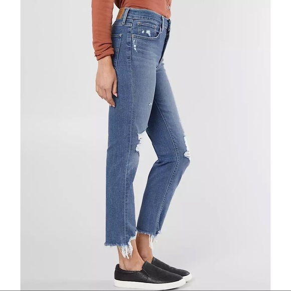🔥🔥🔥 NWT Levi’s 724 HIGH RISE STRAIGHT CROP JEANS - Picture 4 of 12